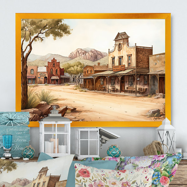 Red Barrel Studio® Large Wild West Arizona Town III Southwestern